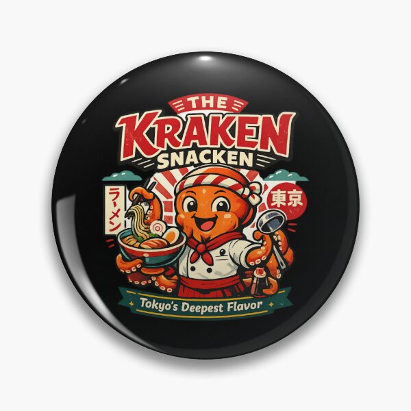 Item preview, Kraken Ramen Chef - Funny Japanese Noodle Lover pun designed and sold by SidTastic .