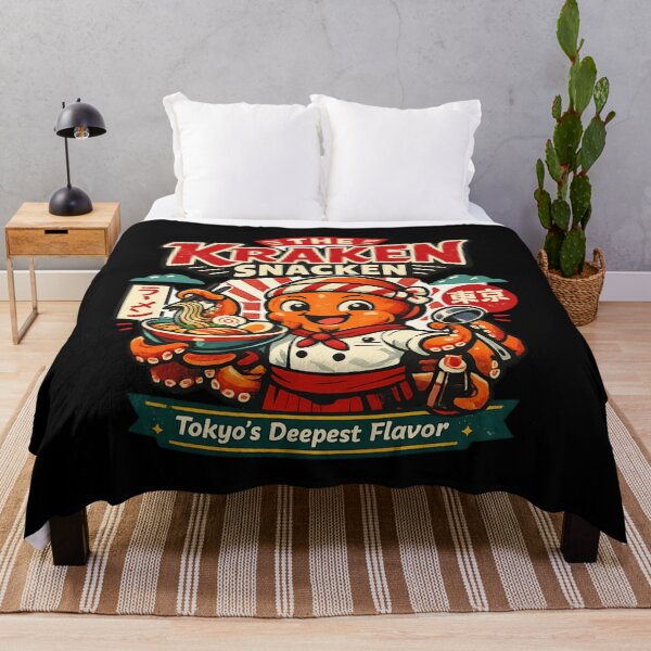 Item preview, Kraken Ramen Chef - Funny Japanese Noodle Lover pun designed and sold by SidTastic .