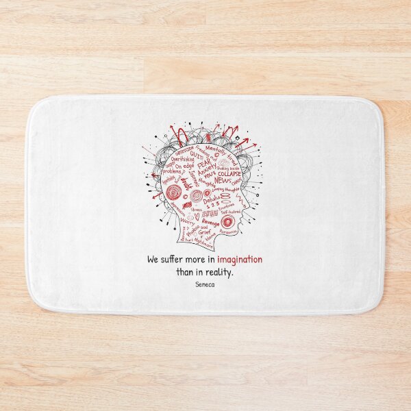 Item preview, We Suffer More in Imagination Than in Reality designed and sold by Inspiration Cabin.