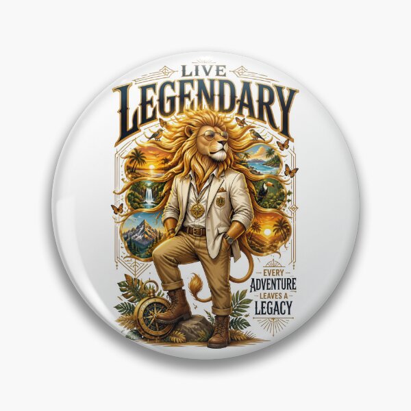 Item preview, Live Legendary Lion Adventure Explorer designed and sold by Sovereign Supply Co..