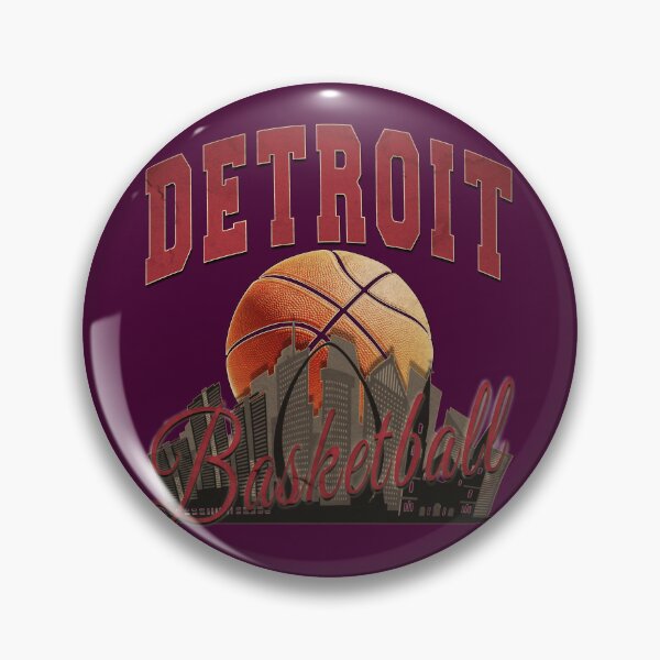 Item preview, Detroit Basketball Vintage Skyline Retro Sports designed and sold by RonnyMilleo.