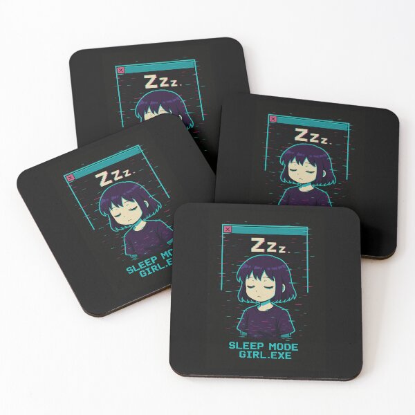 Item preview, Sleep Interface – Glitched Sleep Mode Girl designed and sold by JupiterGlitchEmpire.