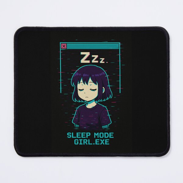 Item preview, Sleep Interface – Glitched Sleep Mode Girl designed and sold by JupiterGlitchEmpire.