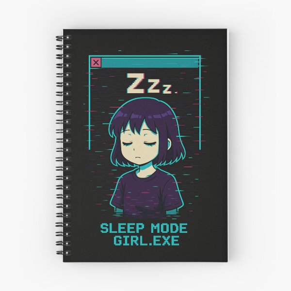 Item preview, Sleep Interface – Glitched Sleep Mode Girl designed and sold by JupiterGlitchEmpire.