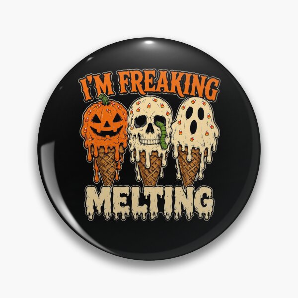 Item preview, I'm Freaking Melting Funny Halloween Ice Cream Spooky Summer  designed and sold by clothesy7.