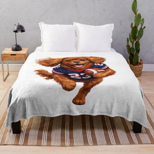 Item preview, Ruby Cavalier Playing Football designed and sold by SpottyRainbow.