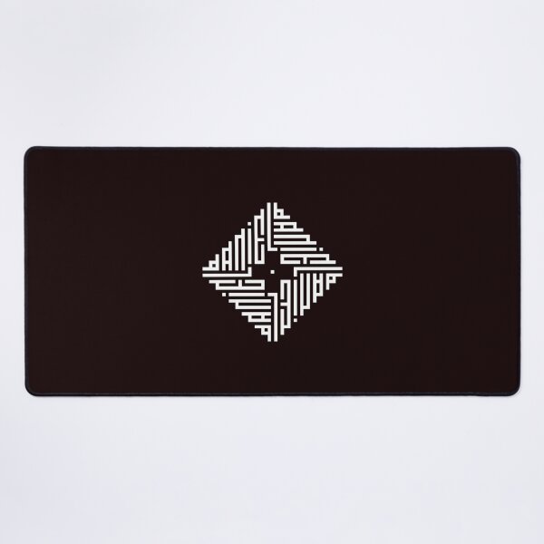 Item preview, DANIEL | White | Modern Geometric Kufi Calligraphy | From Name to Art designed and sold by FOR YOUR NAME.