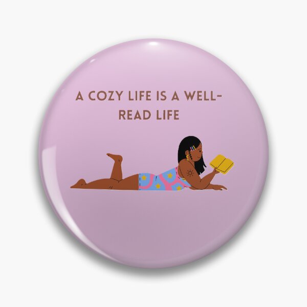Item preview, A cozy life is a well-read life designed and sold by creativityisfun.