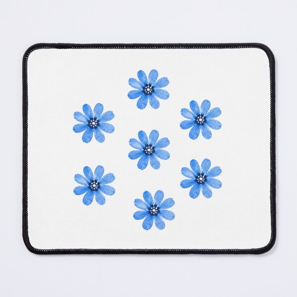 Item preview, Blue watercolor flower designed and sold by trendspatterns.