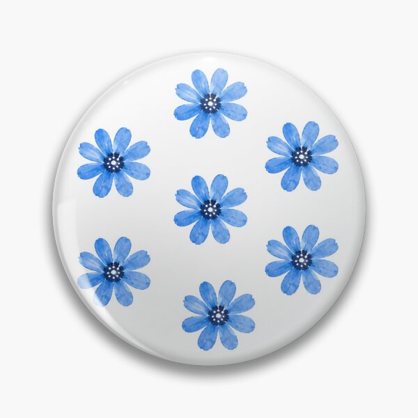 Item preview, Blue watercolor flower designed and sold by trendspatterns.