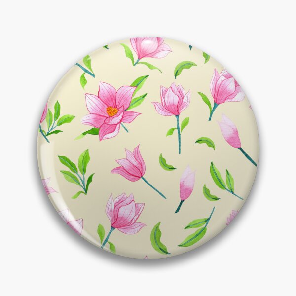 Item preview, Soft Pink Magnolia flower pattern designed and sold by ByJYA.