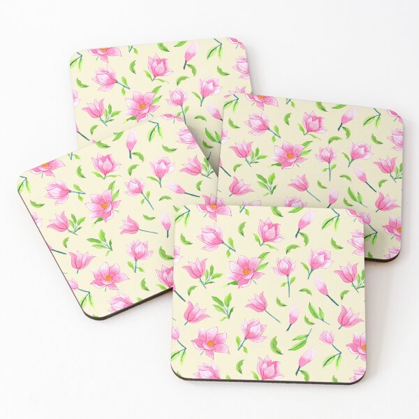 Item preview, Soft Pink Magnolia flower pattern designed and sold by ByJYA.