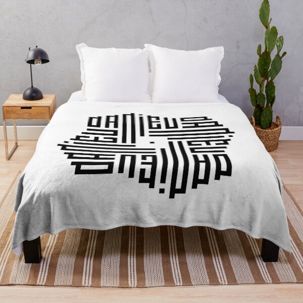 Item preview, DANIEL | Black  | Modern Geometric Kufi Calligraphy | From Name to Art   designed and sold by FOR YOUR NAME.