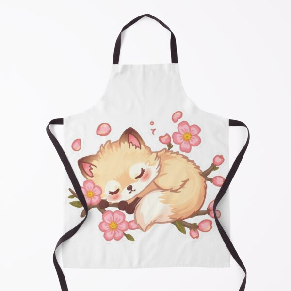 Item preview, Cute Fox Under Cherry Blossoms | Pastel Kawaii Animal Sticker designed and sold by Stylestickers55.