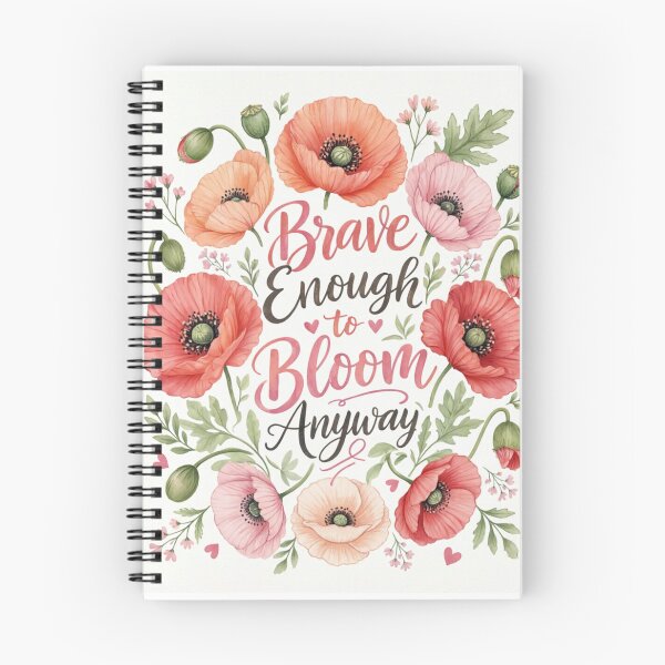 Item preview, Poppy : Brave Enough to Bloom Anyway designed and sold by digital.stickerperso.com.