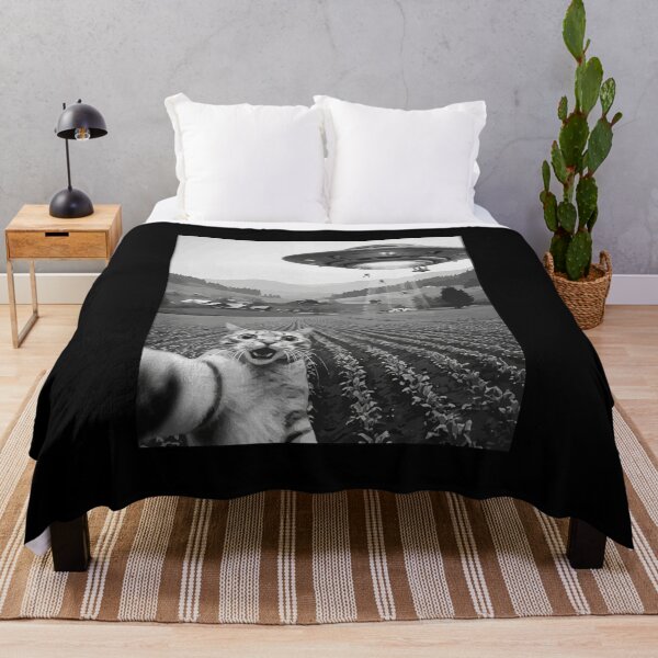 Item preview, Cat Selfie with Alien UFO Funny Cat Gifts for Men Women Kid T-Shirt designed and sold by stmpdwrld.