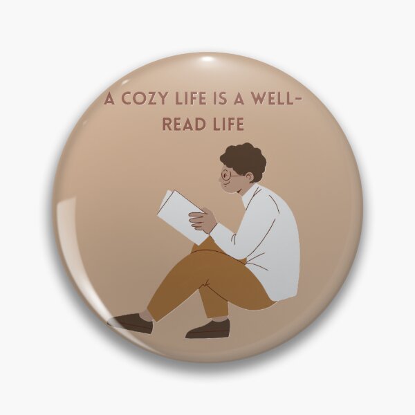 Item preview, A cozy life is a well-read life designed and sold by creativityisfun.