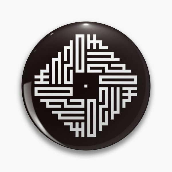 Item preview, ENZO | White  | Modern Geometric Kufi Calligraphy | From Name to Art   designed and sold by FOR YOUR NAME.