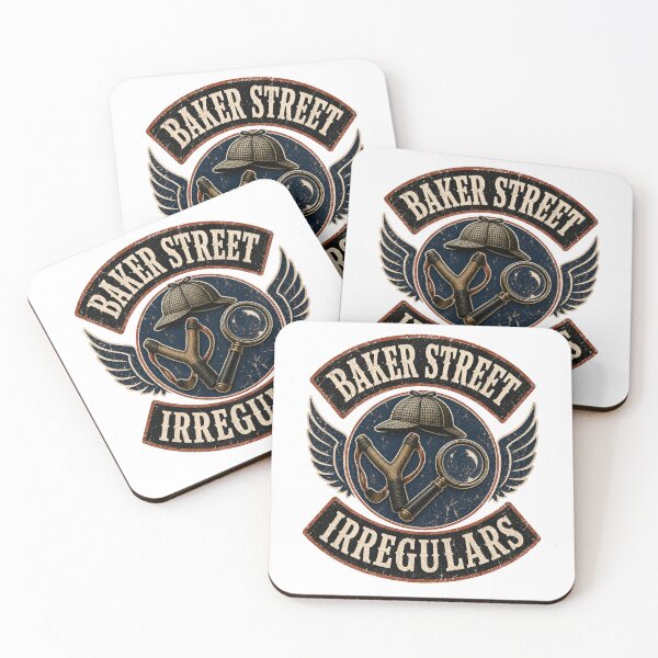 Item preview, Baker Street Irregulars Slingshot Deerstalker Hat Emblem designed and sold by Fenay Designs.