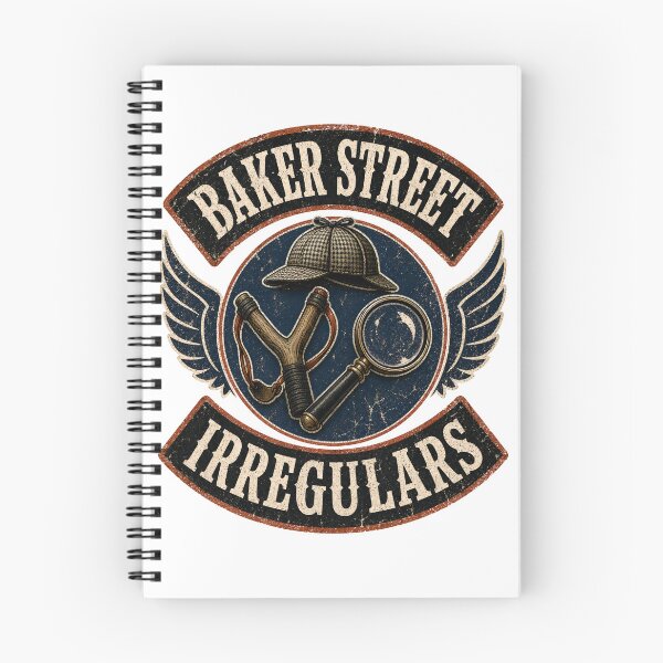 Item preview, Baker Street Irregulars Slingshot Deerstalker Hat Emblem designed and sold by Fenay Designs.