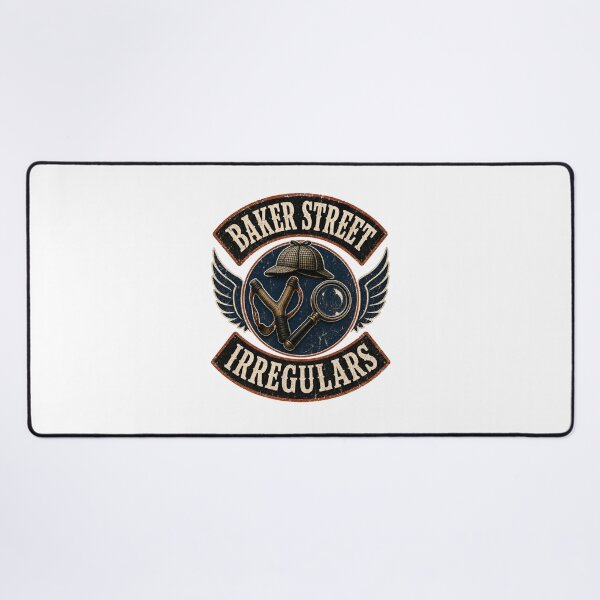 Item preview, Baker Street Irregulars Slingshot Deerstalker Hat Emblem designed and sold by Fenay Designs.