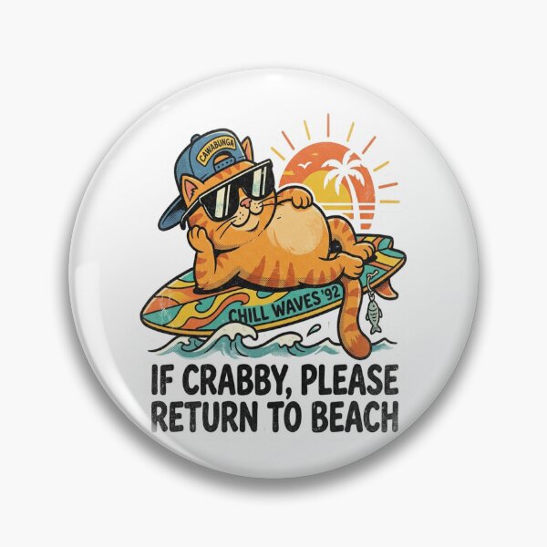 Item preview, Grumpy Beach Cat designed and sold by mo-carnival.