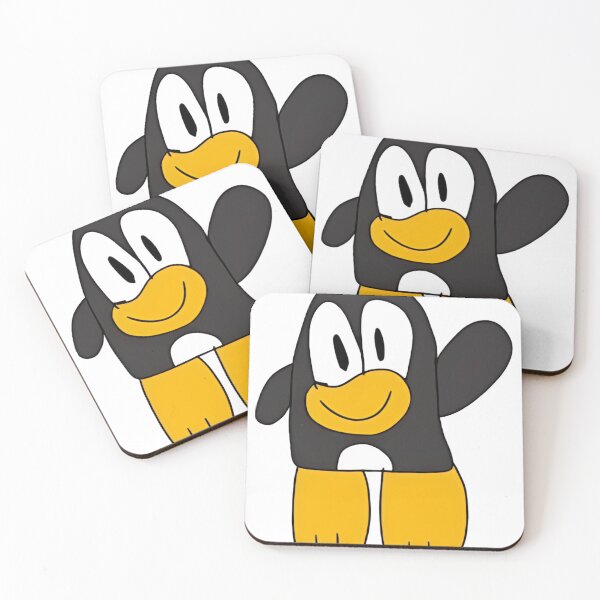 Item preview, Waving Cartoon Penguin designed and sold by ToonVividArt.