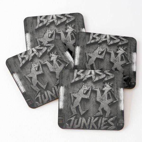 Item preview, Bass Junkies - Hard Techno Rave Skull designed and sold by DAX4ART.