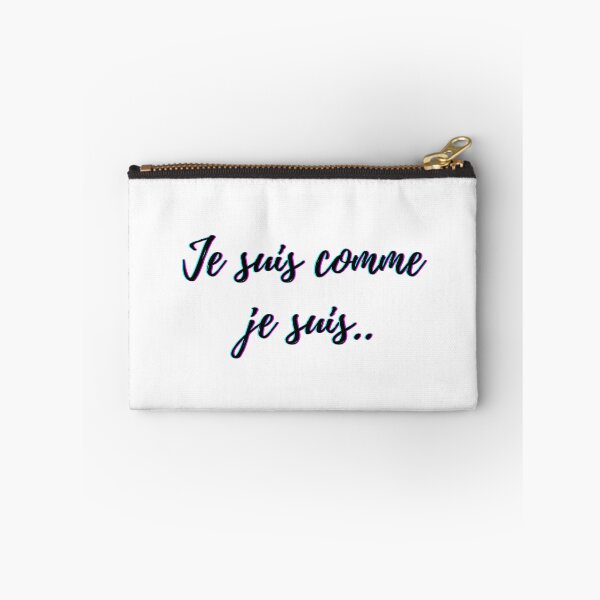 Item preview, I am what I am - popular french quotes lovers theme gifts (in white)  designed and sold by RebelliousRosee.
