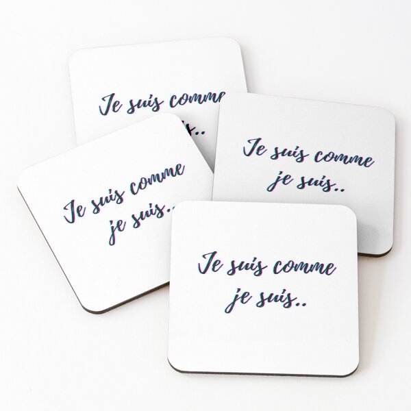 Item preview, I am what I am - popular french quotes lovers theme gifts (in white)  designed and sold by RebelliousRosee.