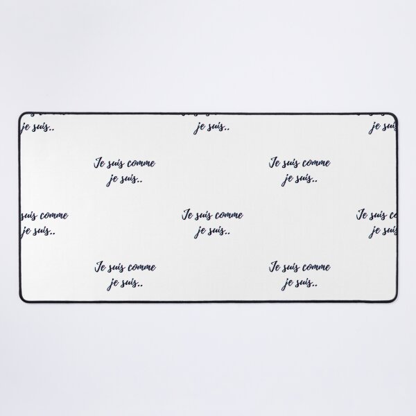 Item preview, I am what I am - popular french quotes lovers theme gifts (in white)  designed and sold by RebelliousRosee.