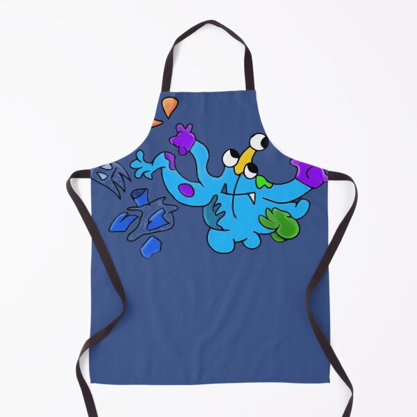Item preview, Wild Blue Chaos Monster designed and sold by ToonVividArt.