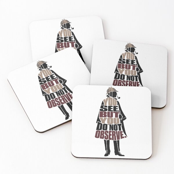 Item preview, Sherlock Holmes You See But You Do Not Observe Quote designed and sold by Fenay Designs.