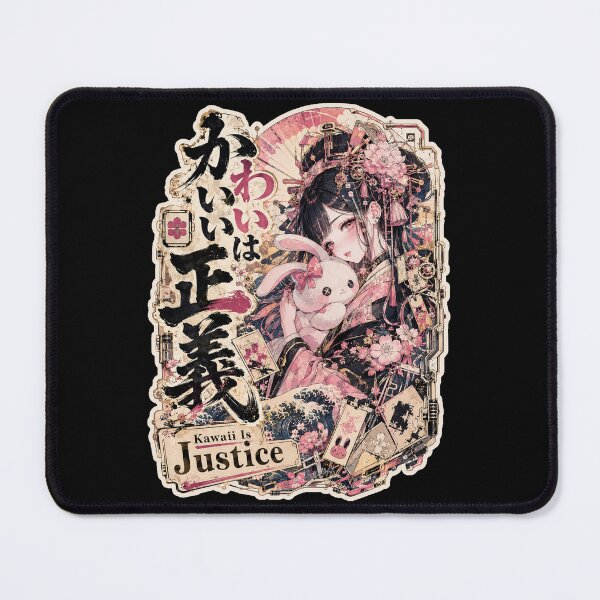 Item preview, Kawaii Is Justice Japanese Anime Girl Art (かわいいは正義) - Cute Bunny Aesthetic Design designed and sold by Japan-kanji-ya.