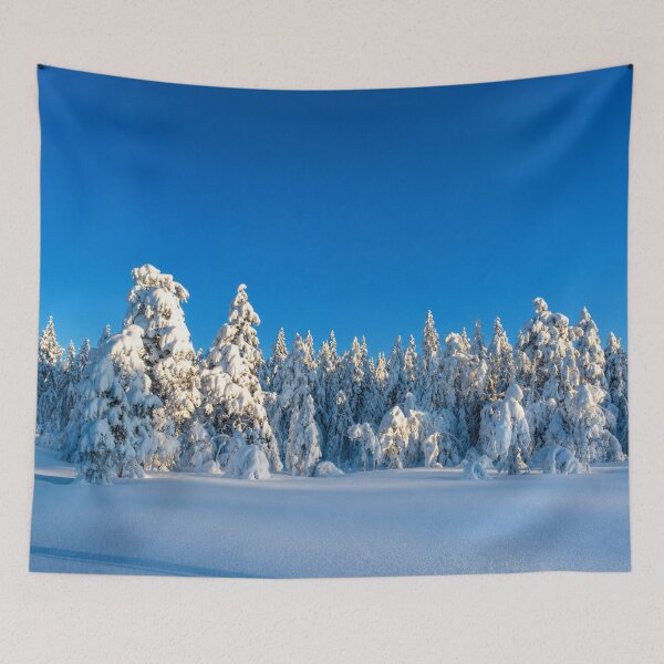 Item preview, Serene Winter Wonderland Forest designed and sold by NocturnBotany.