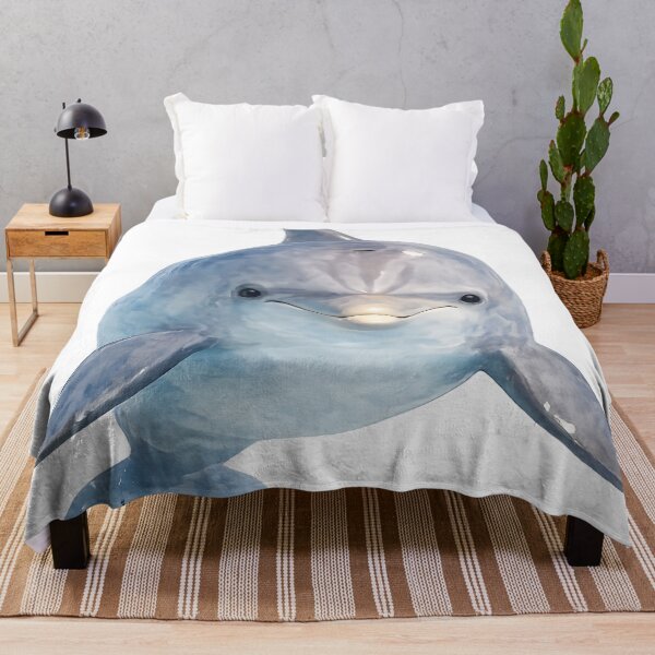 Item preview, Bottlenose Dolphin Portrait Watercolour Painting designed and sold by Jaruart.