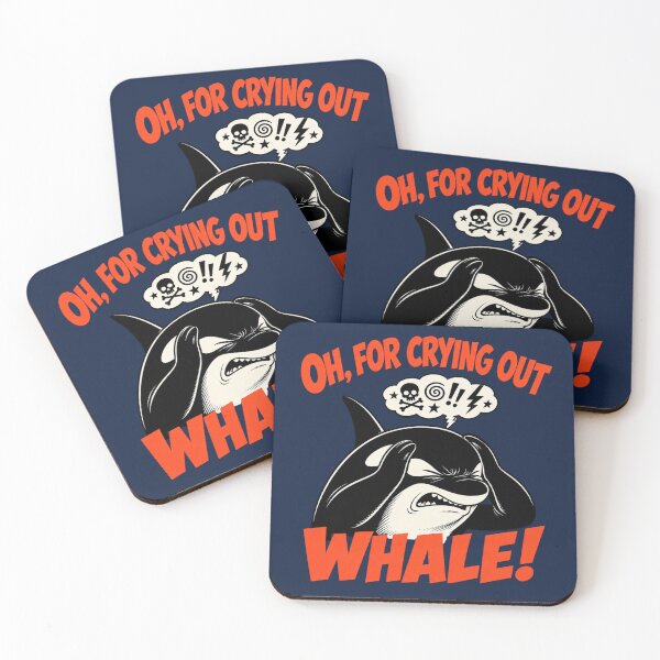 Item preview, Oh For Crying Out Whale Funny Orca Pun designed and sold by Anyshca.