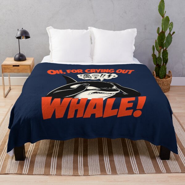 Item preview, Oh For Crying Out Whale Funny Orca Pun designed and sold by Anyshca.