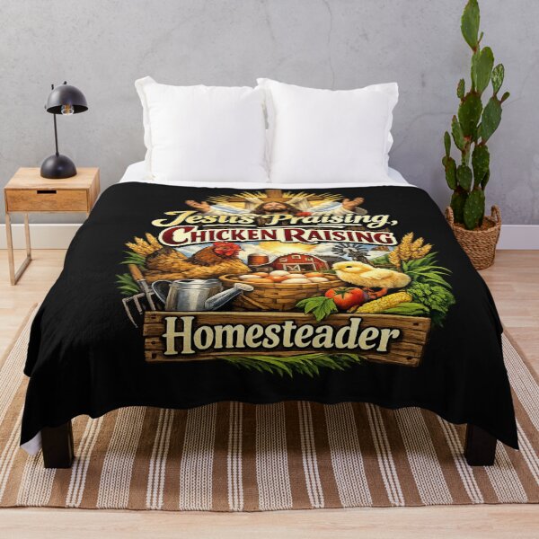 Item preview, Jesus Praising, Chicken Raising Homesteader designed and sold by T-Hand141Homestead.