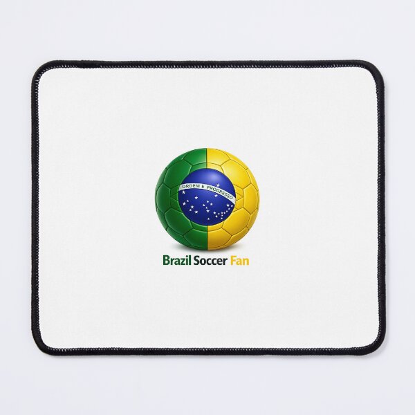 Item preview, Brazil Flag Soccer Ball Fan designed and sold by Trionda_Shop.