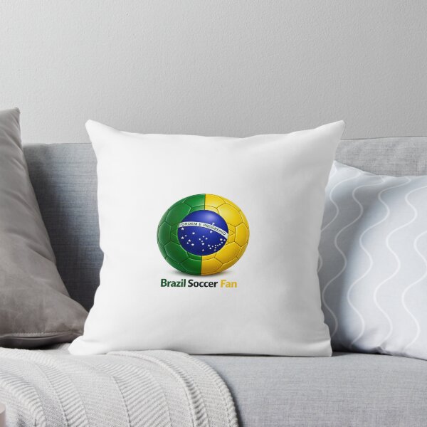 Item preview, Brazil Flag Soccer Ball Fan designed and sold by Trionda_Shop.