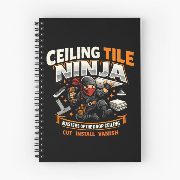 Item preview, Ceiling Tile Ninja - Funny Drop Ceiling Installer designed and sold by SidTastic .