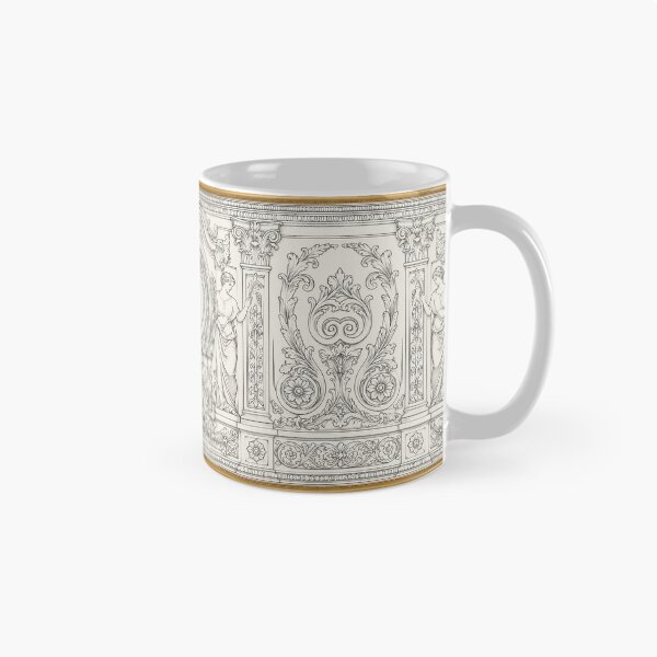 Item preview, Imperial Greco-Roman Elegance | Classical Architectural Ornament Pattern Mug designed and sold by Maulanarts Studio.