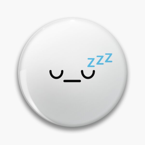 Item preview, Cute kawaii sleeping face designed and sold by BlushyPrint.