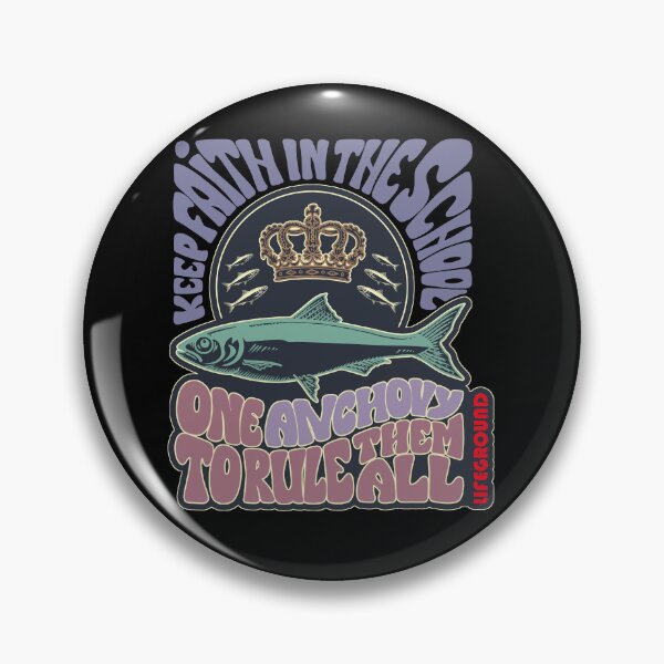 Item preview, One Anchovy To Rule Them All - Vintage 60s Psychedelic Fish designed and sold by Alien-Theory.