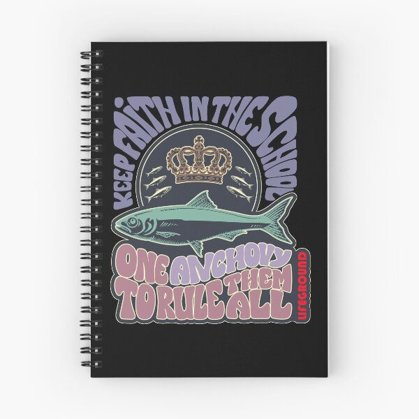Item preview, One Anchovy To Rule Them All - Vintage 60s Psychedelic Fish designed and sold by Alien-Theory.