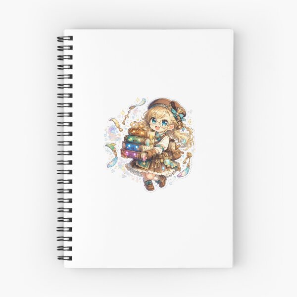 Item preview, Enchanted Book Keeper – Magical Library Kawaii Sticker designed and sold by blossomfun.