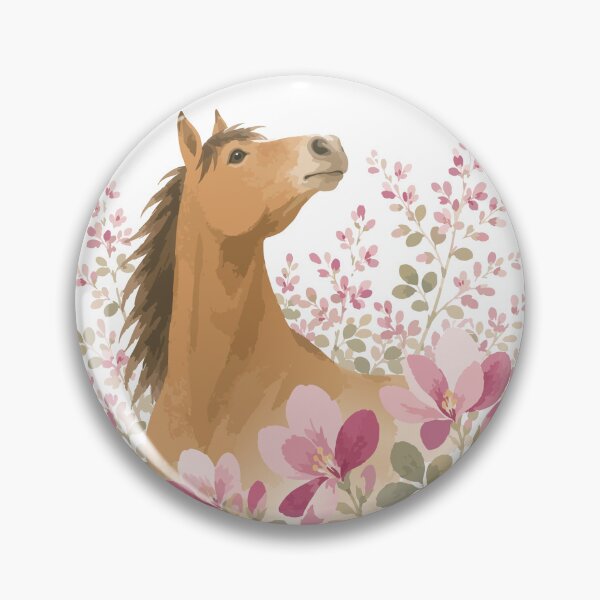 Item preview, Year of the Horse — Japanese Zodiac Floral Watercolor Art Tee designed and sold by medicalkinoko.