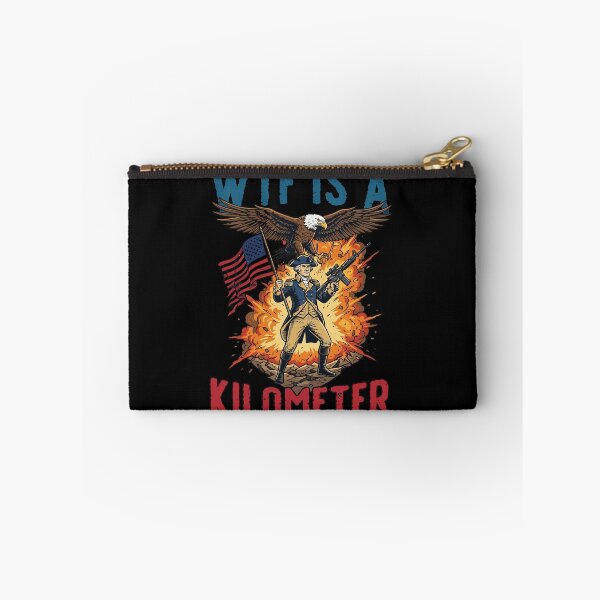 Item preview, 4th of July Shirts for Men and Women WTF is Kilometer Funny Patriotic USA Tees T Shirts designed and sold by stmpdwrld.