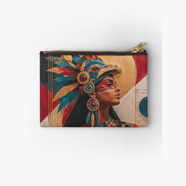 Item preview, Aztec warrior Goddess Huitzilopochtli painting. designed and sold by GalleryKauffeld.